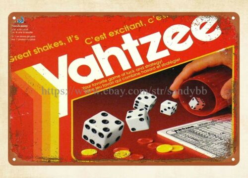 Board Game Yahtzee - Yahtzee 1993 Dice Family Bordspel metalen