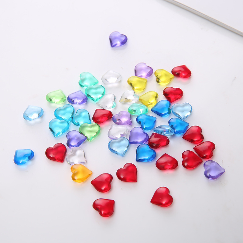 Board Game Impostor - 100PCS 10*4mm Hartvorm Acryl Transparante Pion