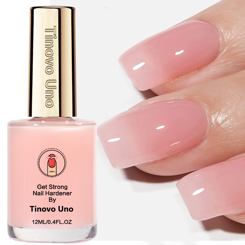 Cooperative Card Game - Tinovo Uno Roze Nagelverharder 12ml Decoratieve