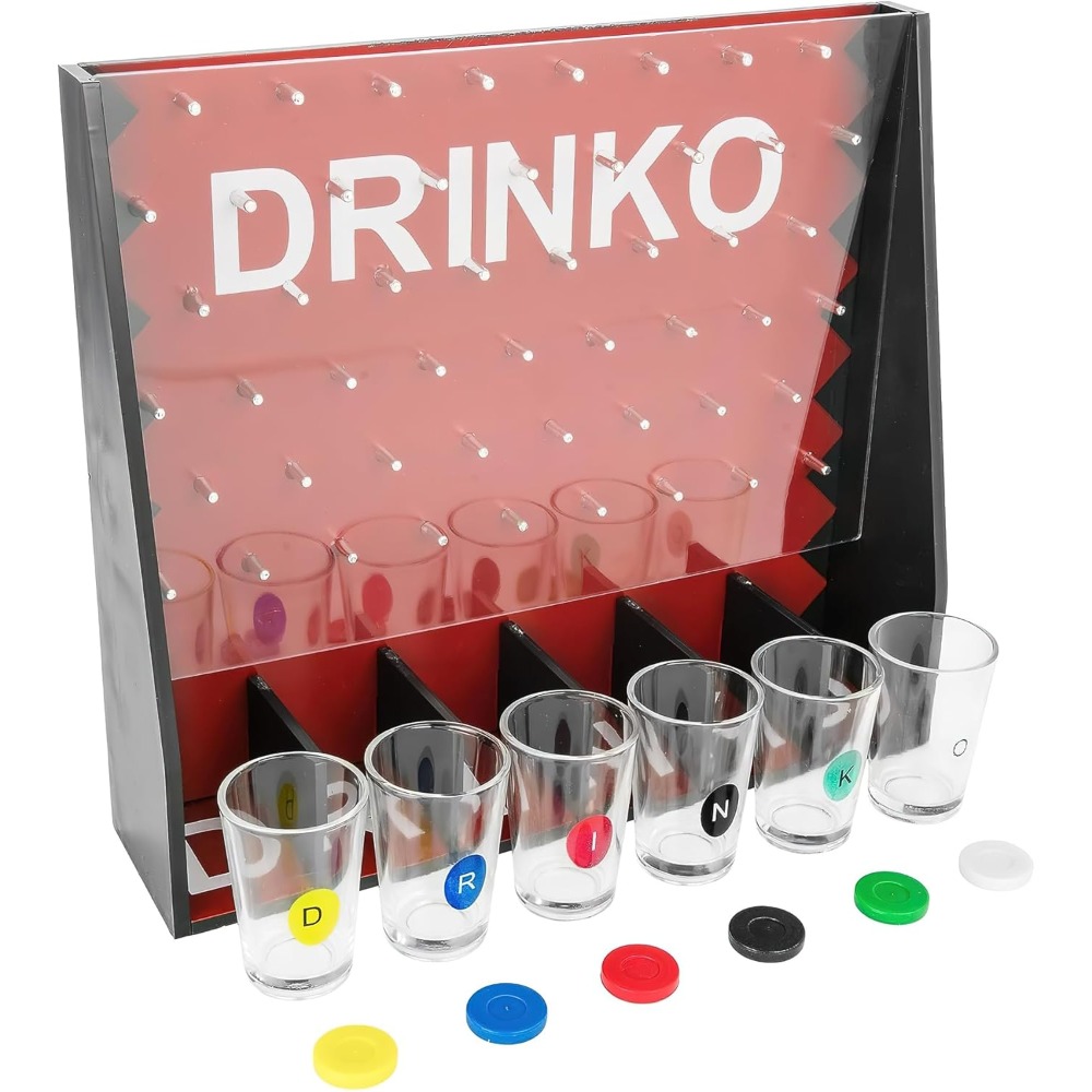 Board Game Unmatched - Drinkdrinkspel, Social Shot Glass Party Fun