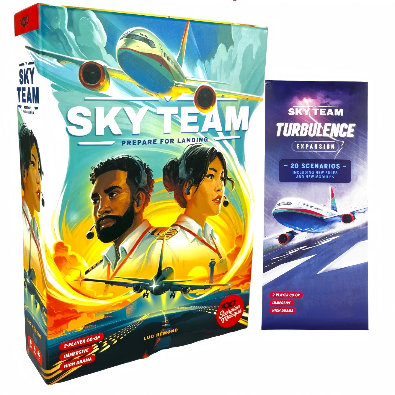 Board Game Unmatched - Bordspel: SKY TEAM Basisspel, uitbreidingsversie voor