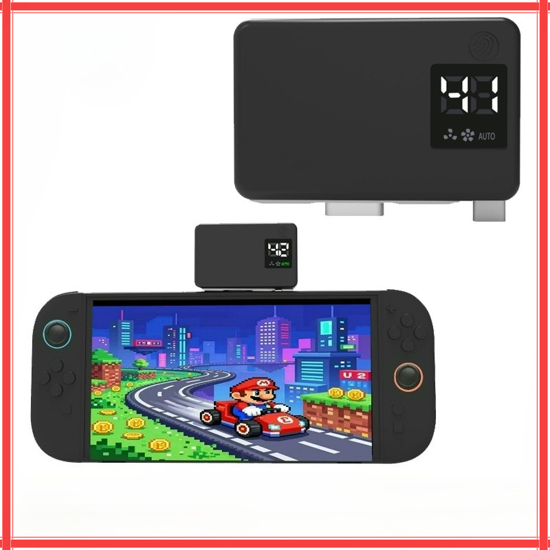 Board Game Heat - Switch 2 Smart Koelventilator met Temperatuurweergave