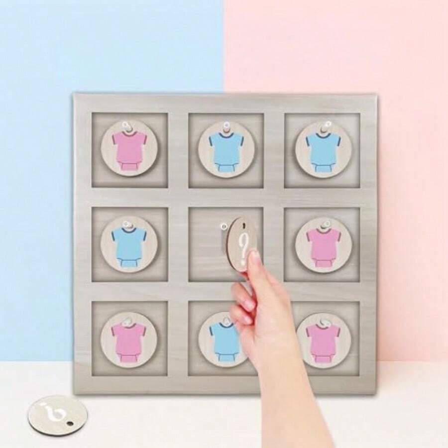 Board Game Fun - Geslachtsonthulling Tic Tac Toe Party Spel