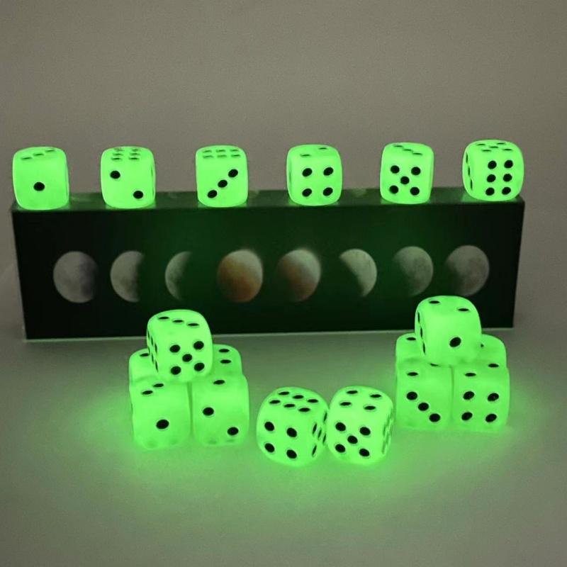 Board Game Yahtzee - 10-pack D6 6-gezichten dobbelstenen Glow in