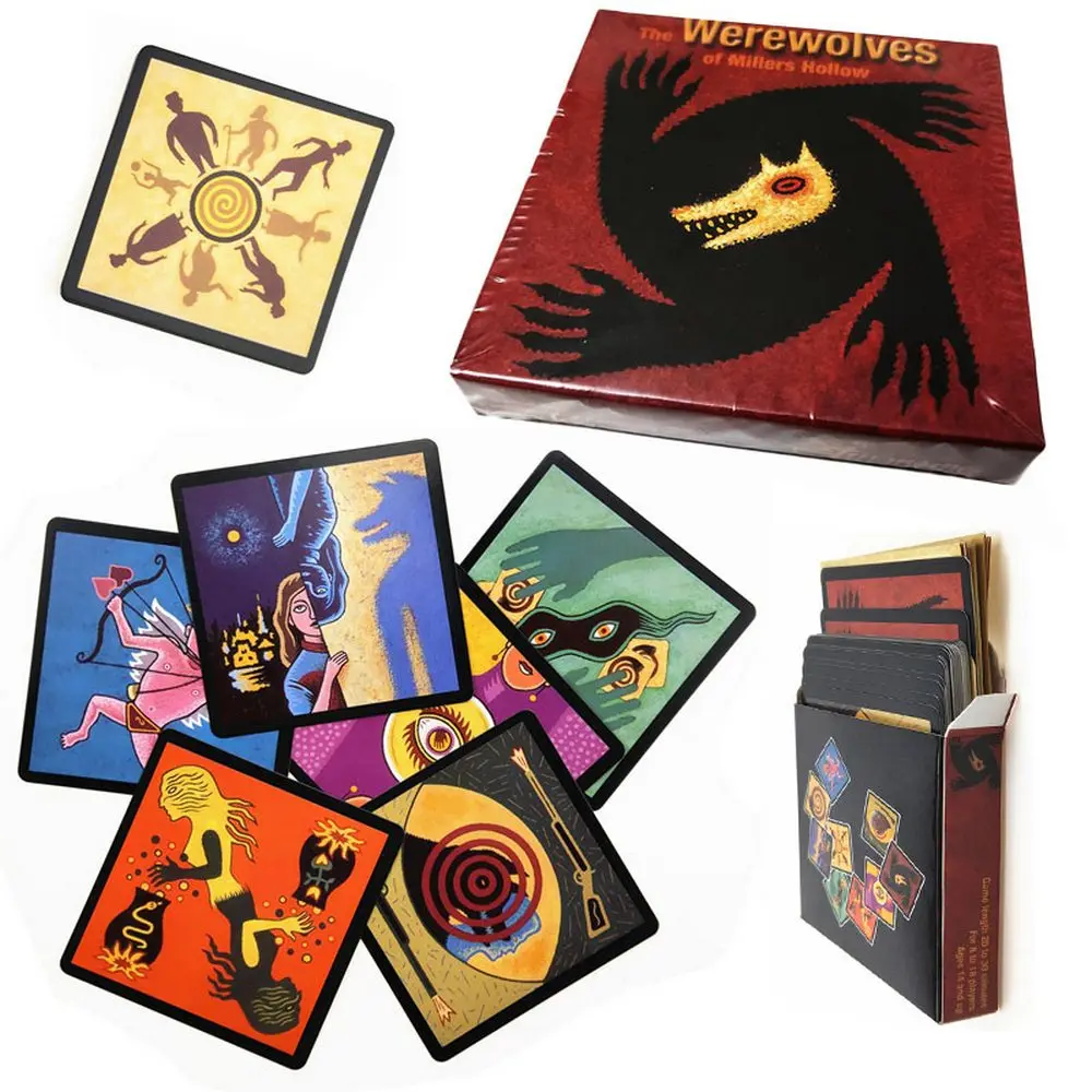 Board Game Werewolf - Weerwolfmoordspel Bordspel Kaart Wolf Card Poker