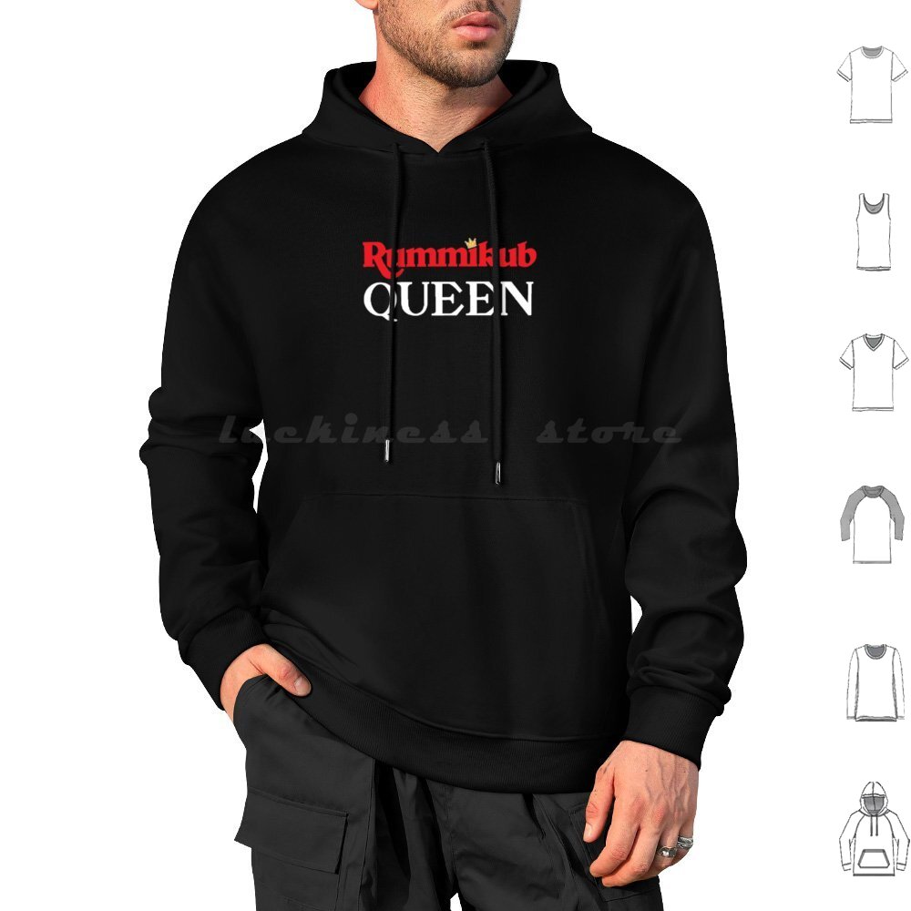 Board Game Font - Queen Royal Font Hoodies Logo met