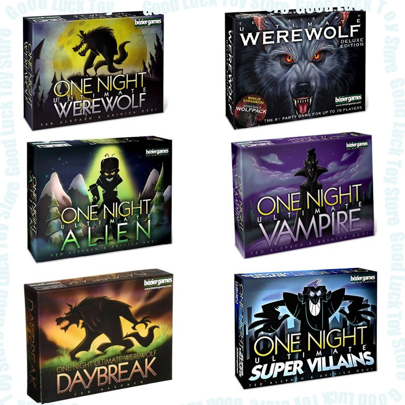 Board Game Werewolf - One Night Ultimate Werewolf Alien Bordspel