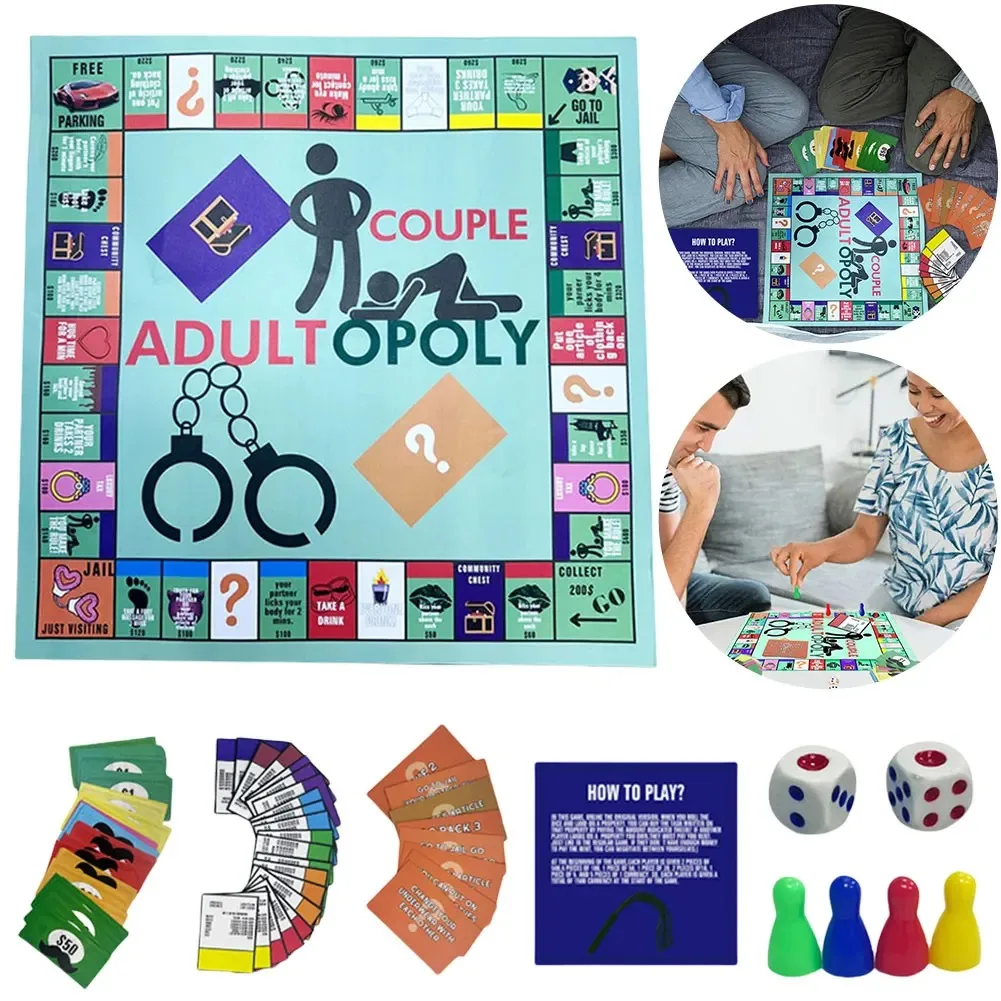 Board Game Unmatched - ！！Adultopoly Bordspel voor Koppels Volwassenen Opoly