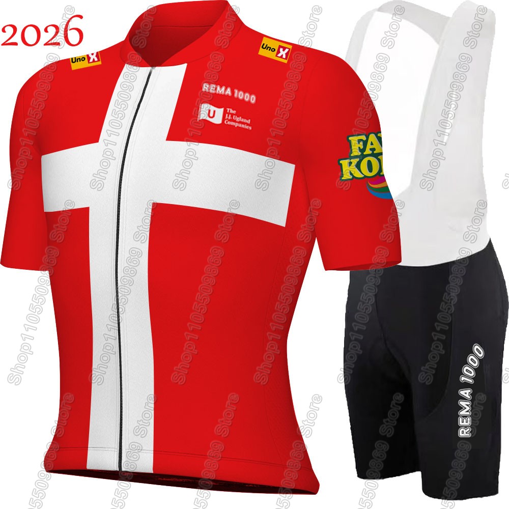 Cooperative Card Game - Denemarken 2026 Uno X Team Fietskledingset