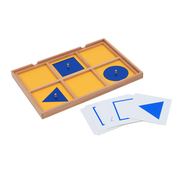 Cooperative Card Game - Montessori Zintuiglijk Speelgoed Geometrische Demonstratie Lade