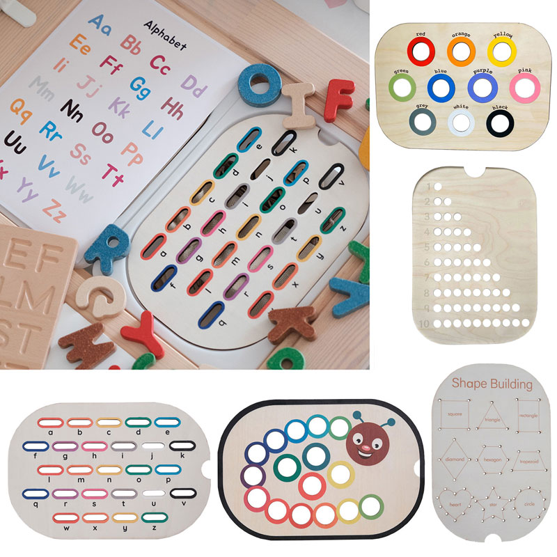 Board Game China - Montessori-spellen voor kinderen Fijne bewegingstraining Zintuiglijke