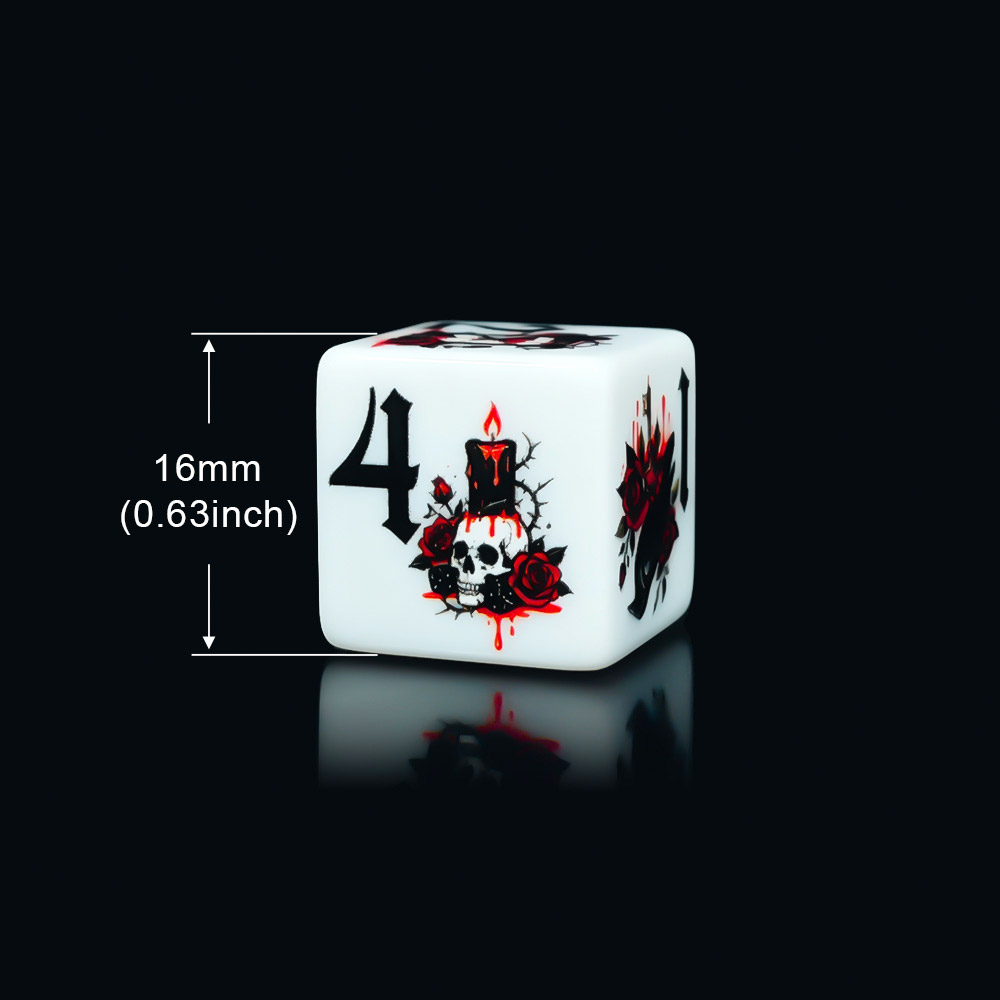 12 stuks Gothic Rose 16MM bedr - Board Game Arena recensie en prijs