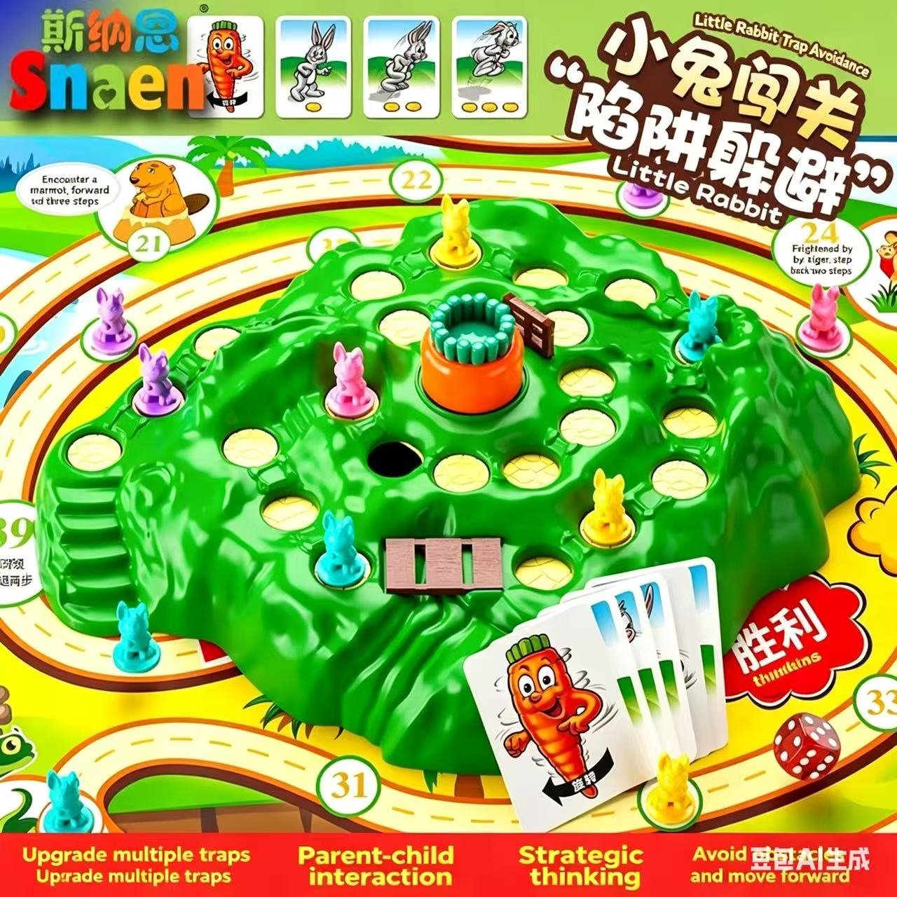 Hot Sale Fun Toy Rabbit Trap V - Board Game Heat recensie en prijs