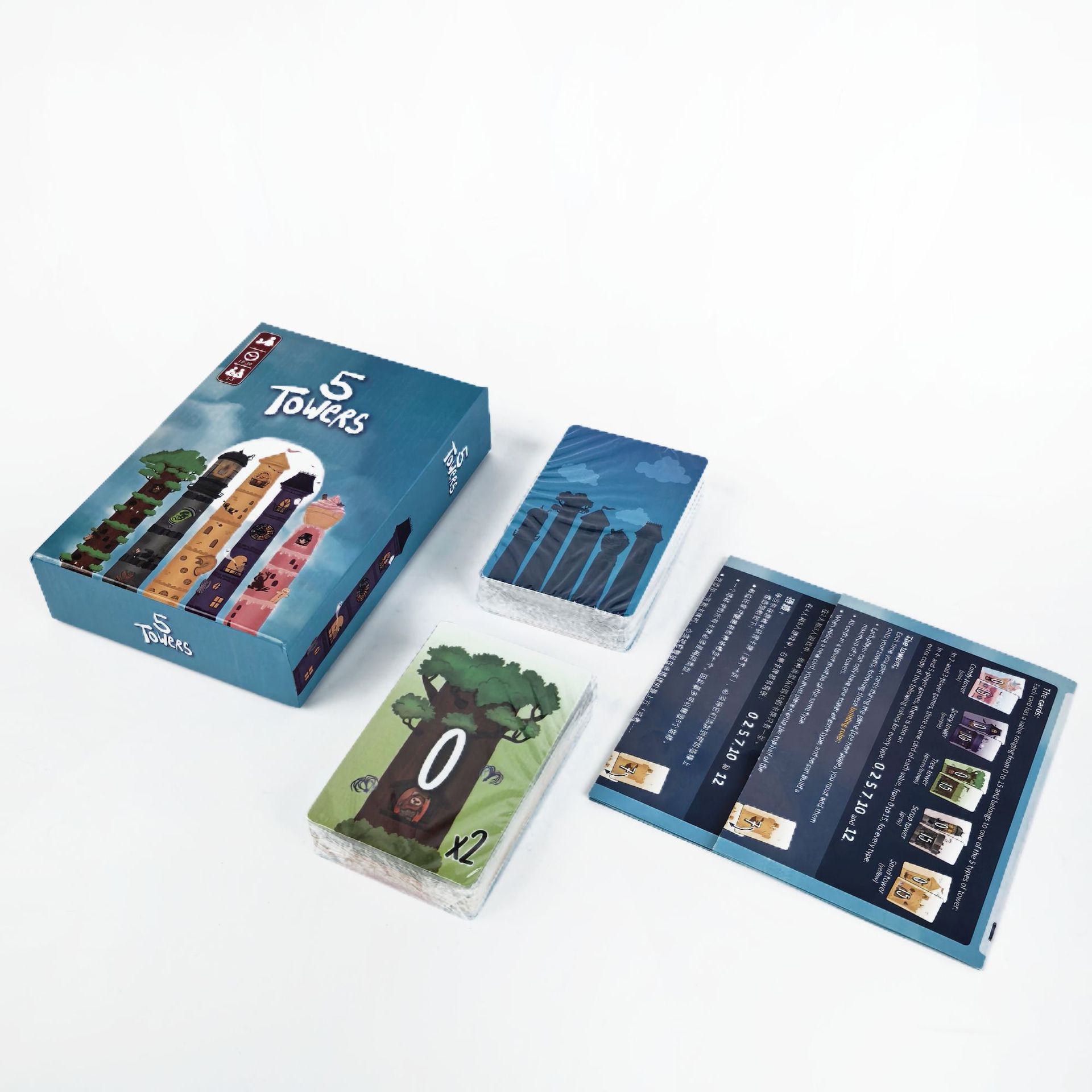 5 Towers Strategie Stapeltoren - Board Game For 5 Players recensie en prijs