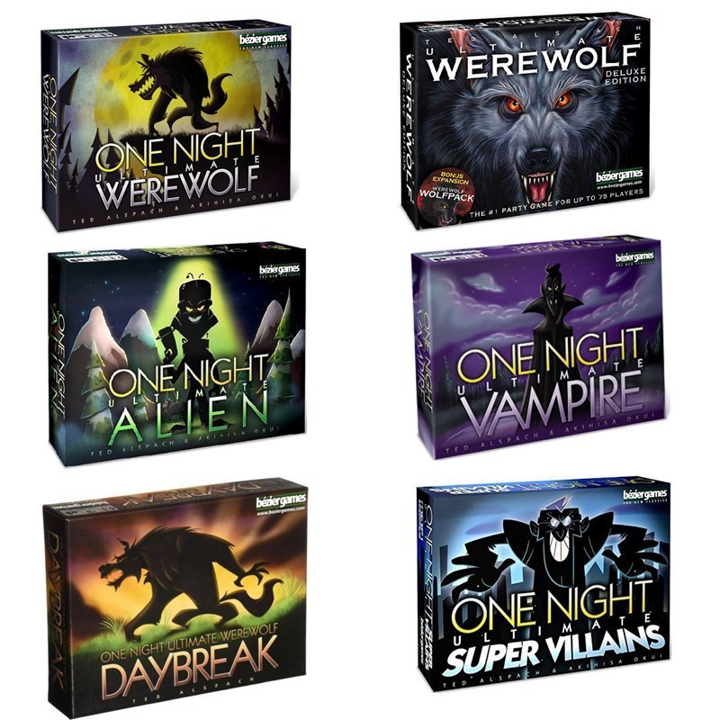 Partyspel One Night Ultimate W - Board Game Werewolf recensie en prijs
