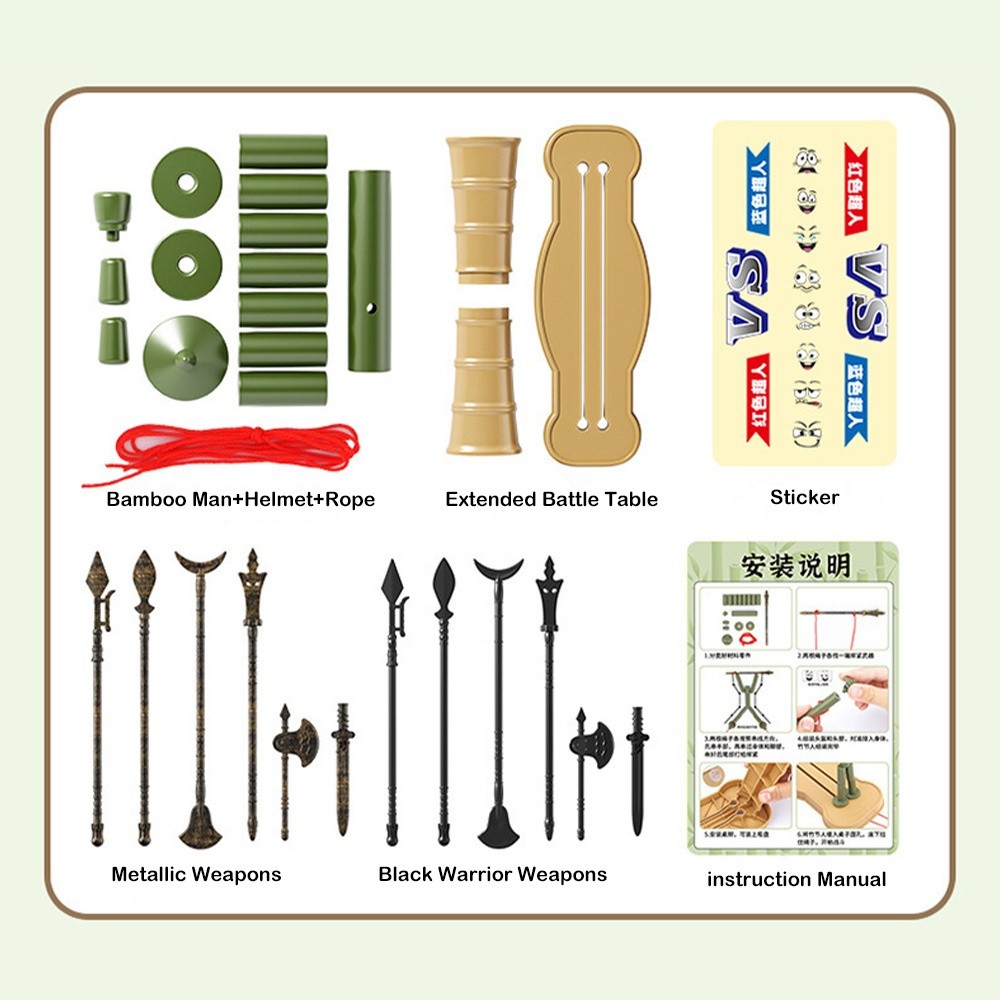 Bamboe Man-gevechtsspeelgoed v - Board Game China recensie en prijs