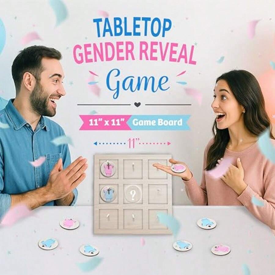 Geslachtsonthulling Tic Tac To - Board Game Fun recensie en prijs