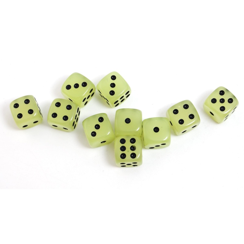 10-pack D6 6-gezichten dobbels - Board Game Yahtzee recensie en prijs
