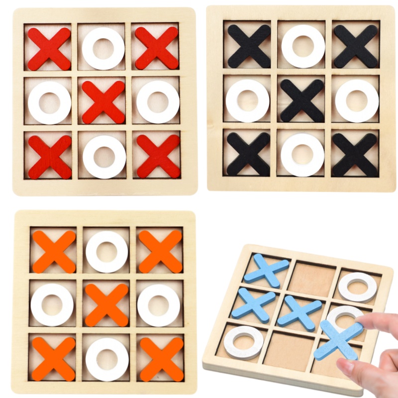 Houten Tic Tac Toe Bordspel Sp - Board Game Fun recensie en prijs