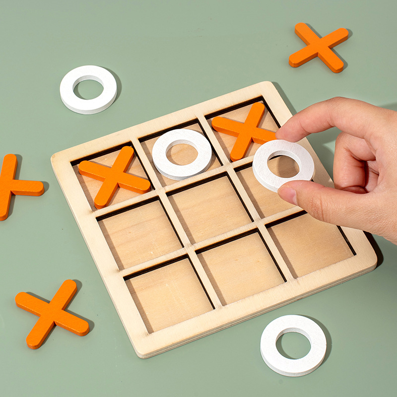 Houten Tic Tac Toe Bordspel Sp - Board Game Fun recensie en prijs