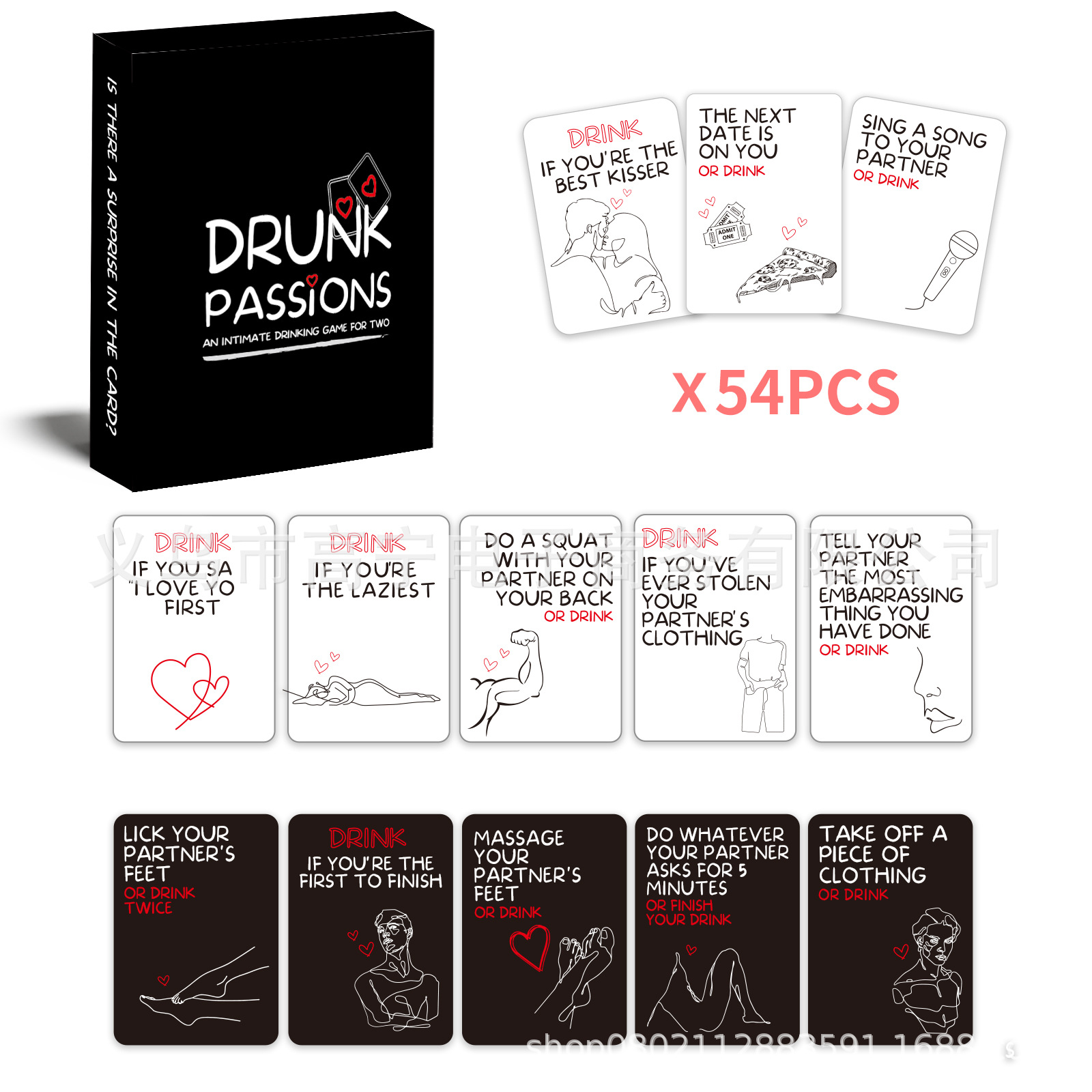 Dronken Passions Lovers Paren  - Board Game Unmatched recensie en prijs