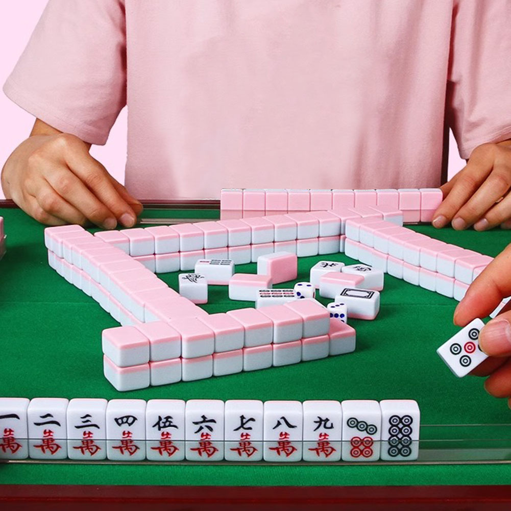 Draagbare reismini-mahjong-set - Board Game Organization recensie en prijs