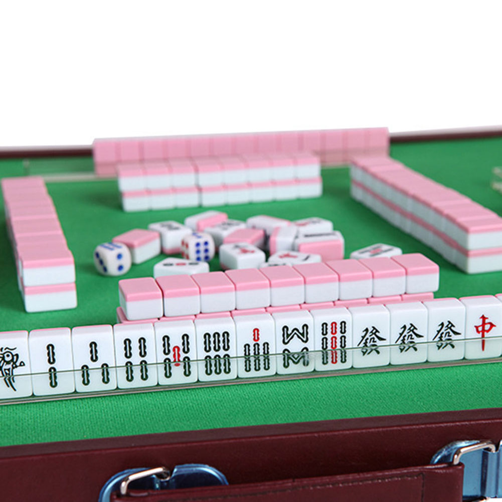 Draagbare reismini-mahjong-set - Board Game Organization recensie en prijs