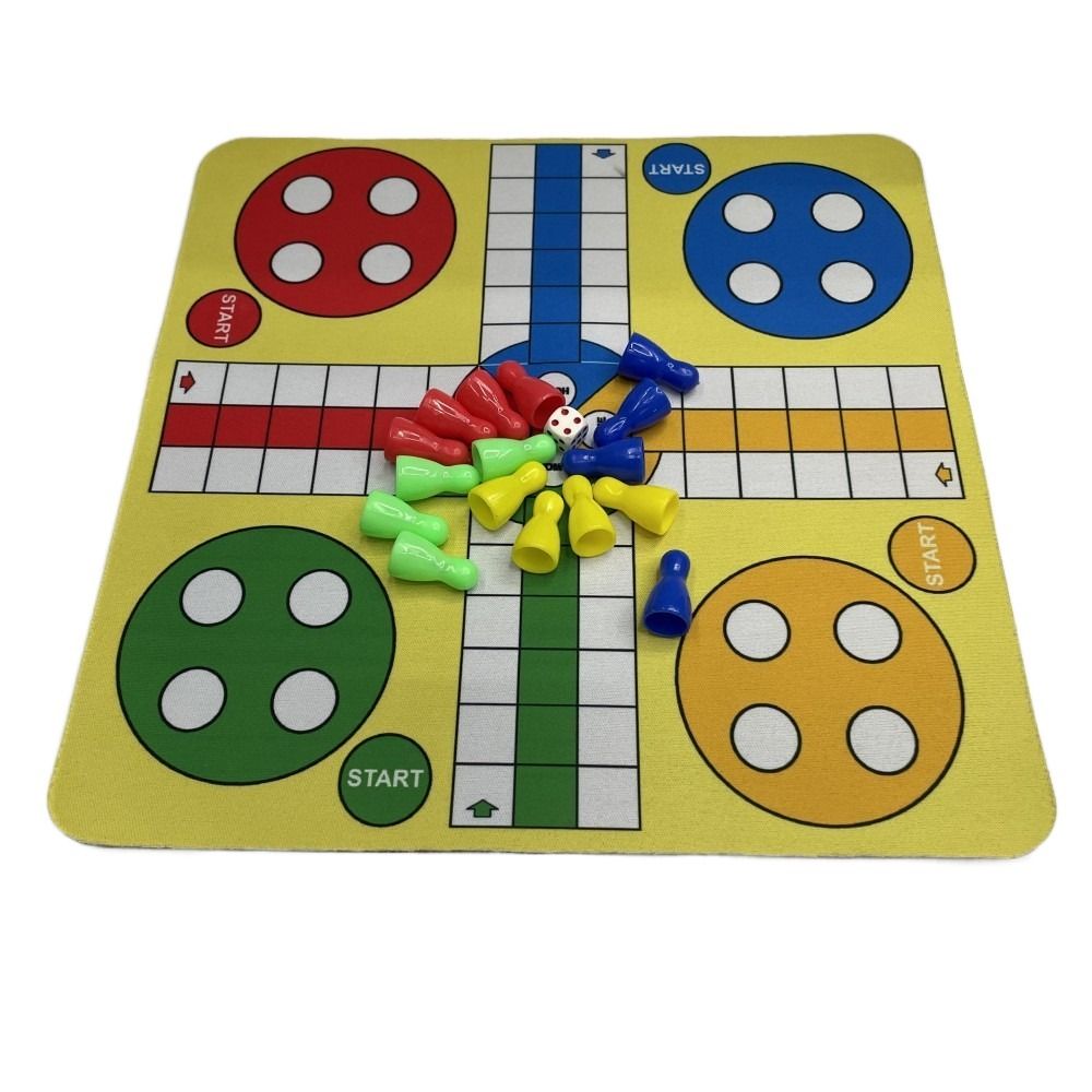 Familie met muismat Vliegend s - Board Game Ludo recensie en prijs
