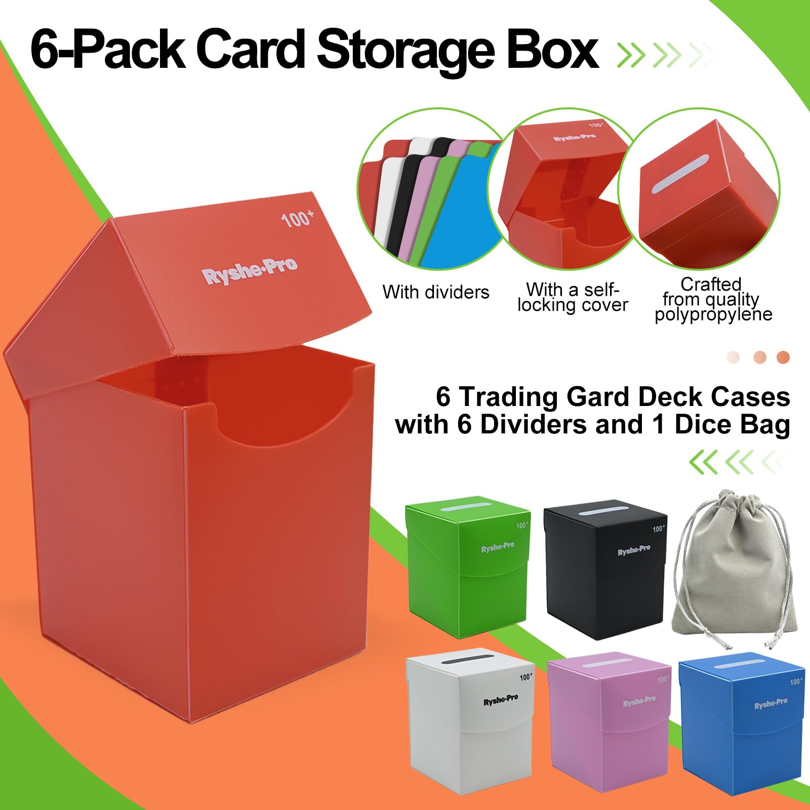 TCG Deck Box voor 100+ kaarten - Board Game Organization recensie en prijs