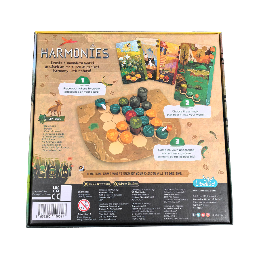 Harmonies - Bordspellen - Crea - Board Game Heat recensie en prijs