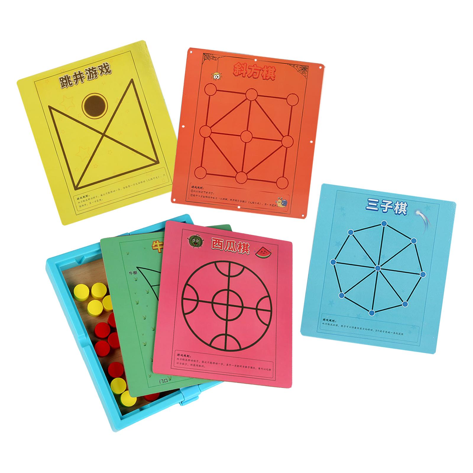 Draagbaar 5-in-1 bordspel, lee - Board Game For 5 Players recensie en prijs