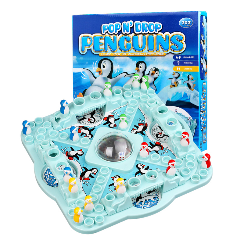 Partyspel Pinguïn Schaakbordsp - Board Game Jenga recensie en prijs