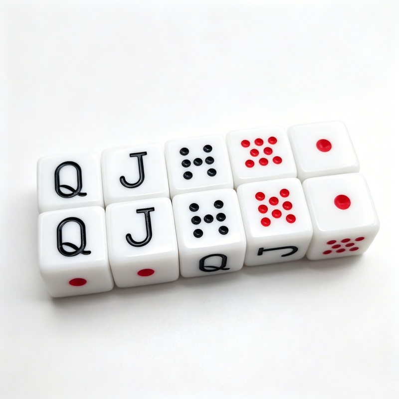 10 stks/set 16mm Poker Dobbels - Board Game Ludo recensie en prijs
