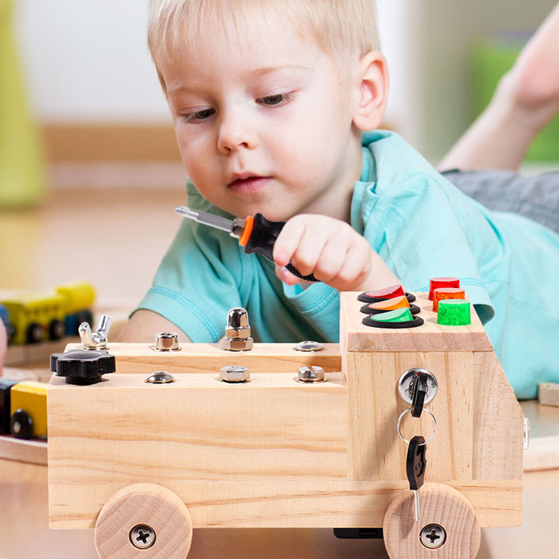 Houten Montessori Drukbord Zin - Board Game Organization recensie en prijs