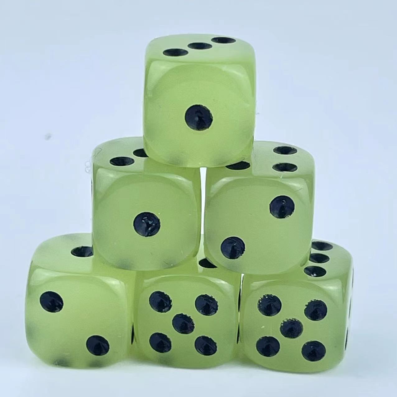 10-pack 14 mm D6 zeszijdige Gl - Board Game Yahtzee recensie en prijs