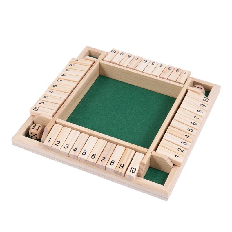 Houten dobbelstenen bordspel S - Board Game Organization recensie en prijs